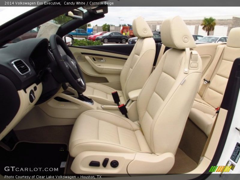 Candy White / Cornsilk Beige 2014 Volkswagen Eos Executive