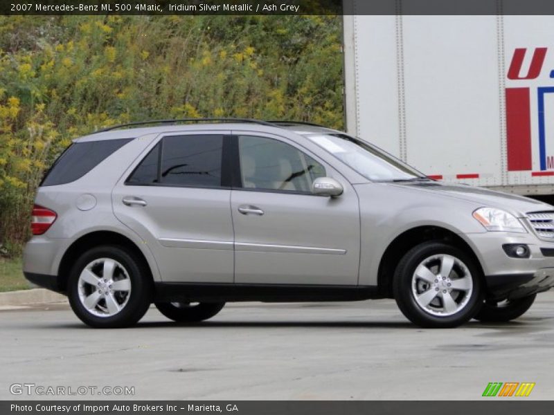 Iridium Silver Metallic / Ash Grey 2007 Mercedes-Benz ML 500 4Matic