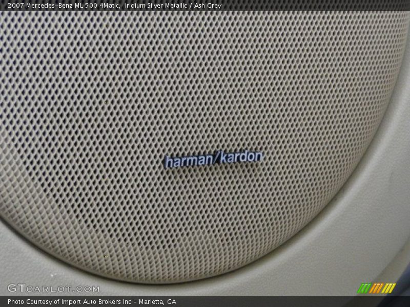 Iridium Silver Metallic / Ash Grey 2007 Mercedes-Benz ML 500 4Matic