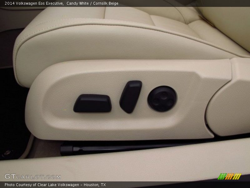 Candy White / Cornsilk Beige 2014 Volkswagen Eos Executive
