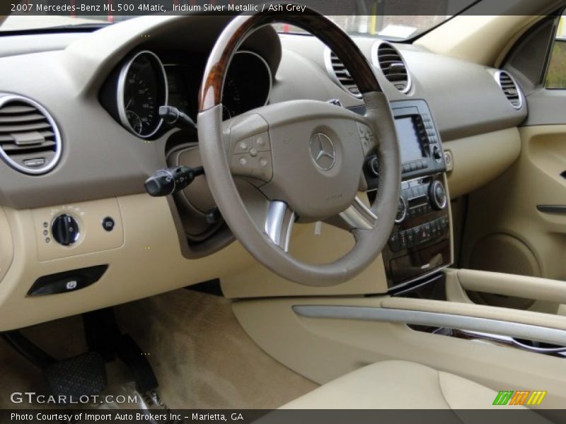 Iridium Silver Metallic / Ash Grey 2007 Mercedes-Benz ML 500 4Matic