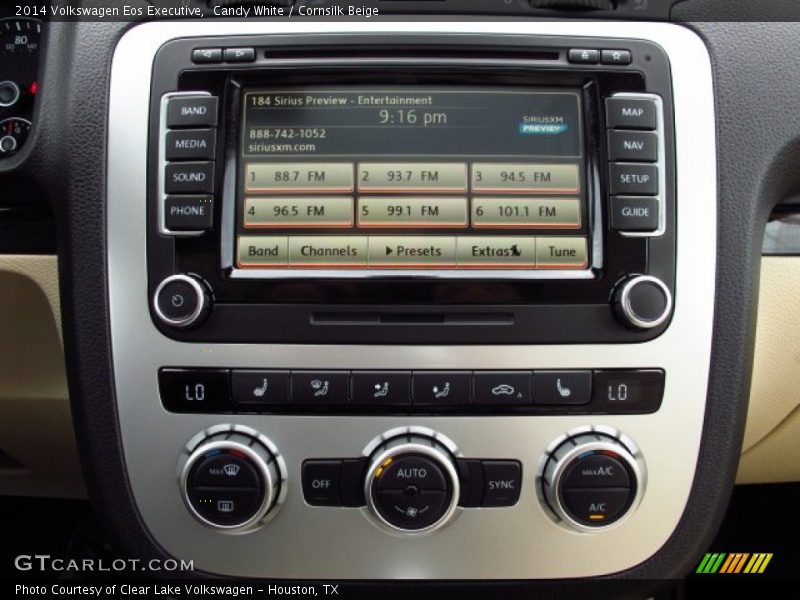 Candy White / Cornsilk Beige 2014 Volkswagen Eos Executive