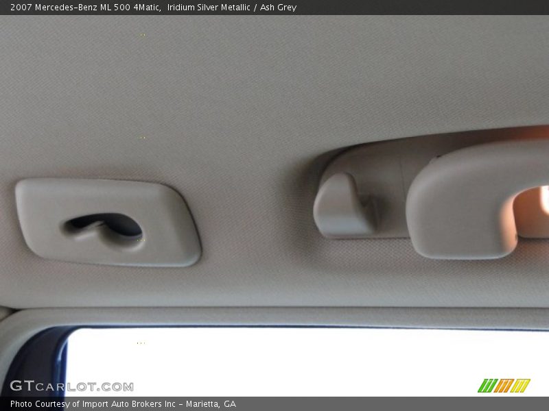 Iridium Silver Metallic / Ash Grey 2007 Mercedes-Benz ML 500 4Matic