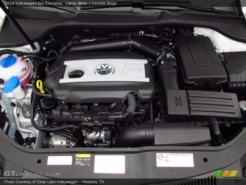 Candy White / Cornsilk Beige 2014 Volkswagen Eos Executive