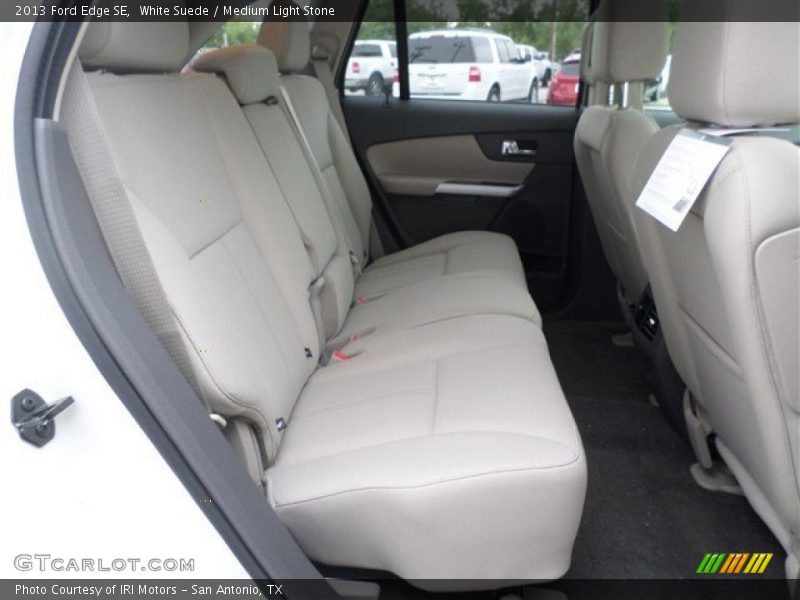 White Suede / Medium Light Stone 2013 Ford Edge SE