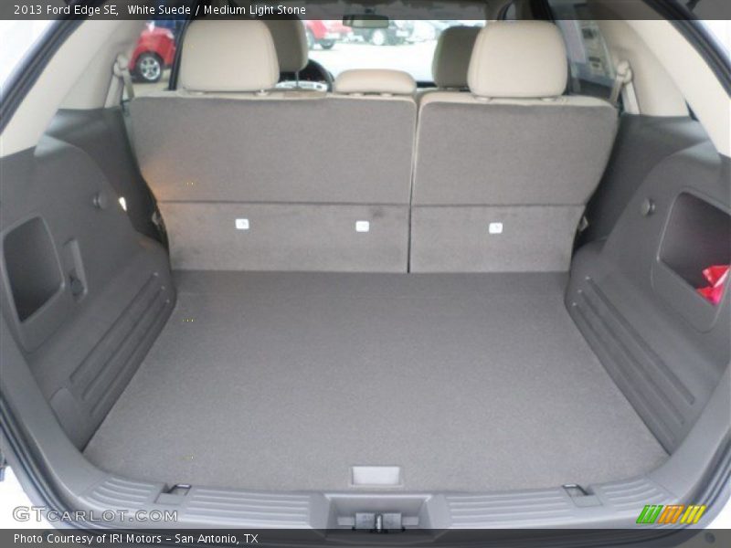 White Suede / Medium Light Stone 2013 Ford Edge SE