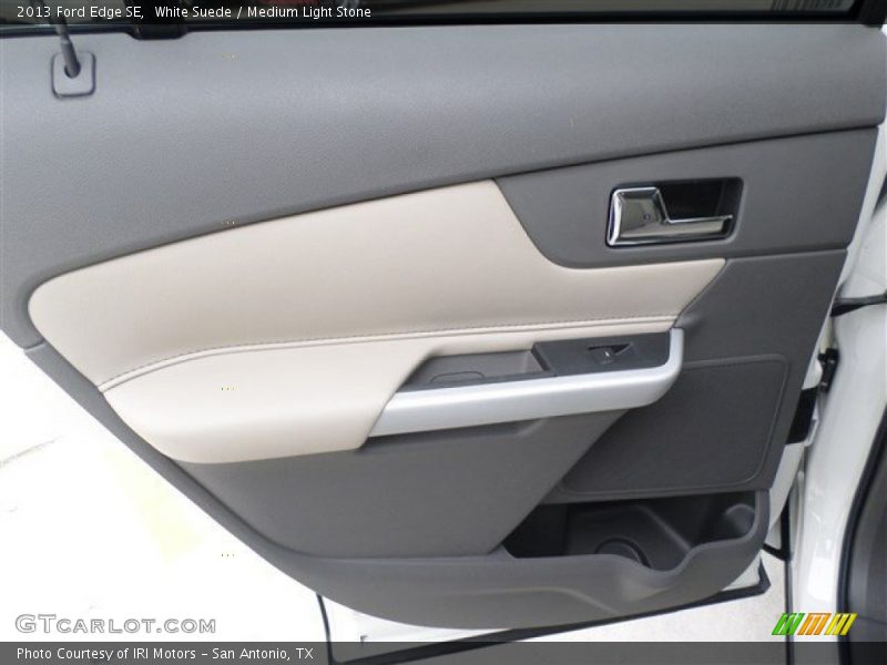 White Suede / Medium Light Stone 2013 Ford Edge SE