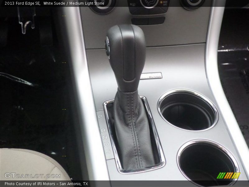 White Suede / Medium Light Stone 2013 Ford Edge SE