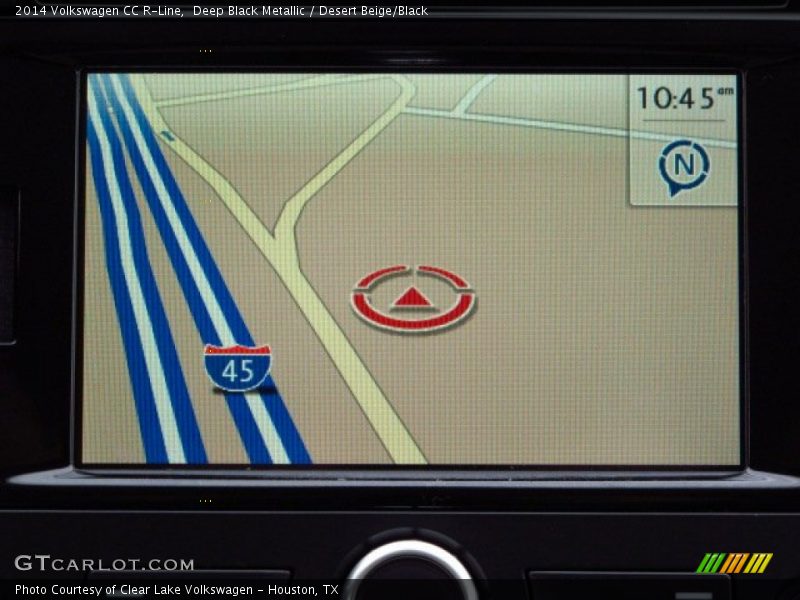 Deep Black Metallic / Desert Beige/Black 2014 Volkswagen CC R-Line