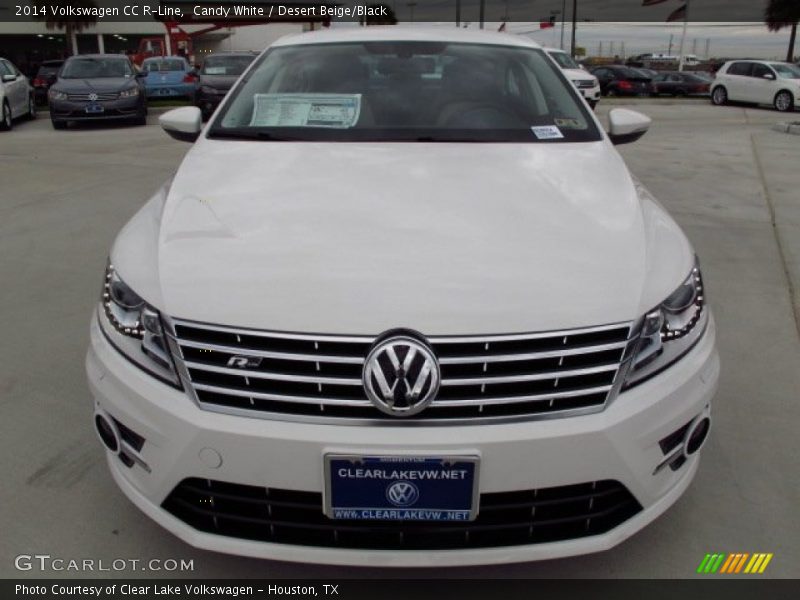 Candy White / Desert Beige/Black 2014 Volkswagen CC R-Line