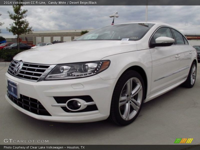 Candy White / Desert Beige/Black 2014 Volkswagen CC R-Line