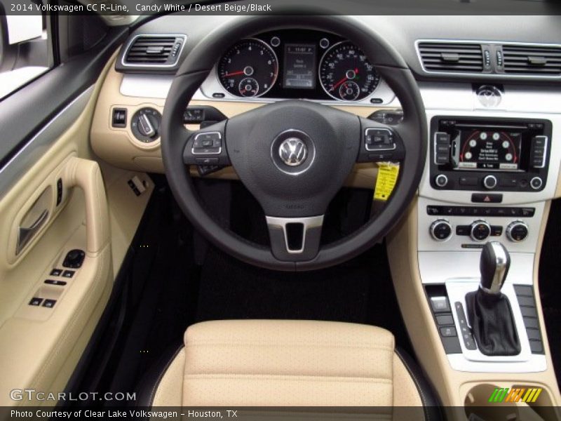 Candy White / Desert Beige/Black 2014 Volkswagen CC R-Line