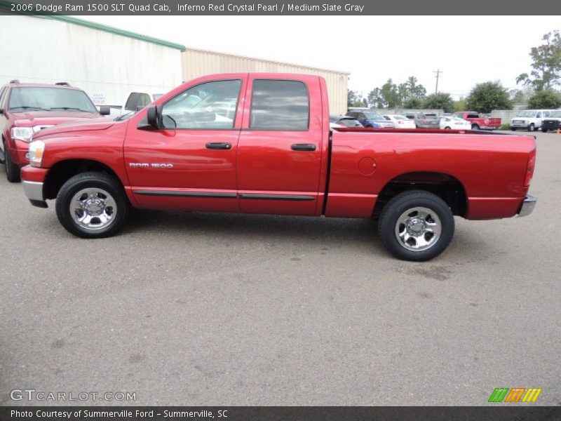 Inferno Red Crystal Pearl / Medium Slate Gray 2006 Dodge Ram 1500 SLT Quad Cab