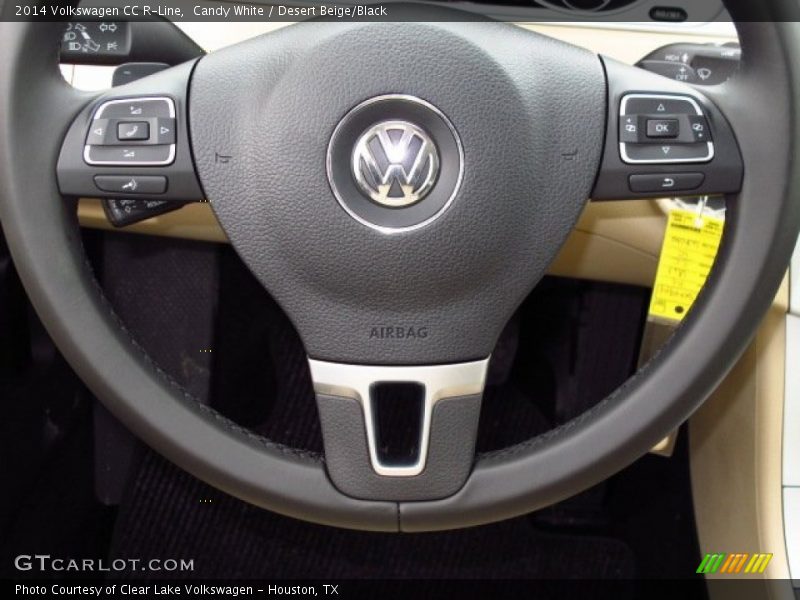 Candy White / Desert Beige/Black 2014 Volkswagen CC R-Line