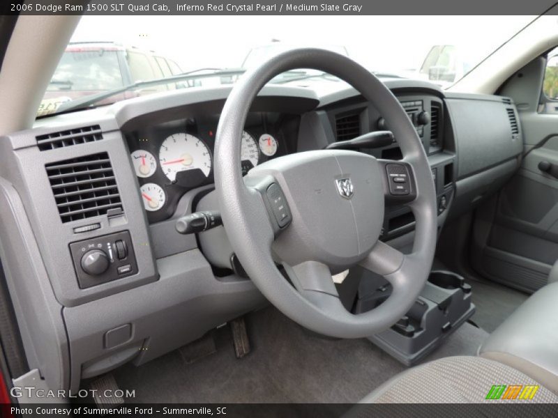 Inferno Red Crystal Pearl / Medium Slate Gray 2006 Dodge Ram 1500 SLT Quad Cab