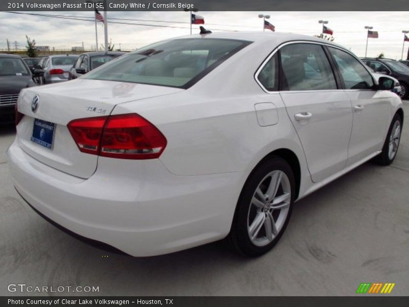 Candy White / Cornsilk Beige 2014 Volkswagen Passat TDI SE