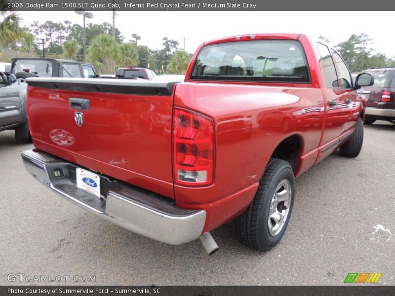 Inferno Red Crystal Pearl / Medium Slate Gray 2006 Dodge Ram 1500 SLT Quad Cab