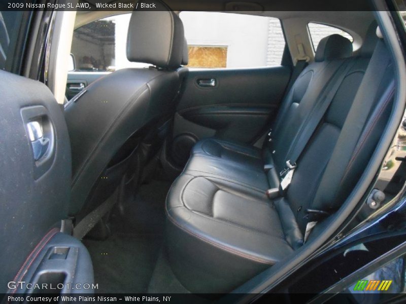 Wicked Black / Black 2009 Nissan Rogue SL AWD