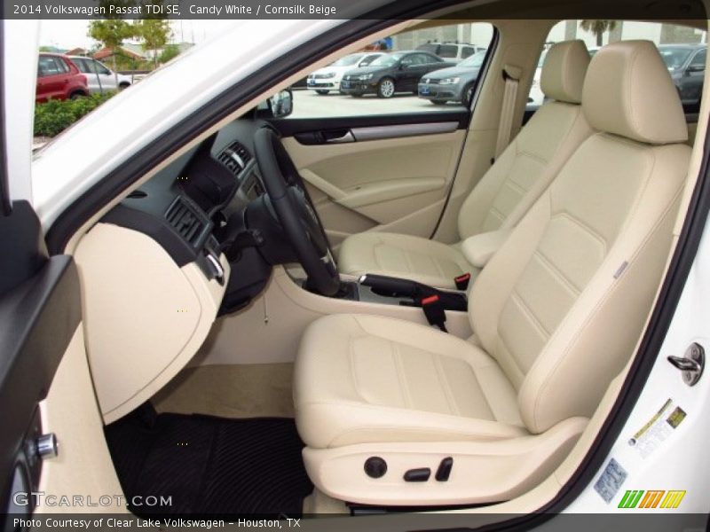 Candy White / Cornsilk Beige 2014 Volkswagen Passat TDI SE