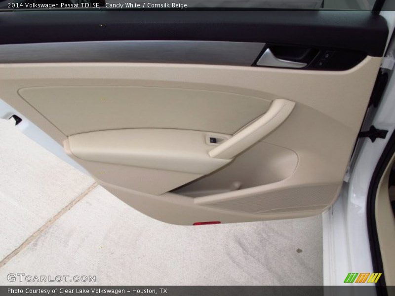 Candy White / Cornsilk Beige 2014 Volkswagen Passat TDI SE