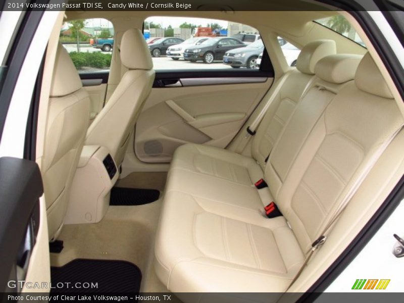 Candy White / Cornsilk Beige 2014 Volkswagen Passat TDI SE