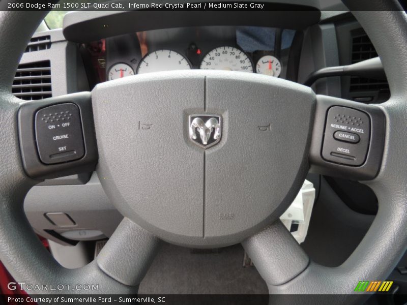 Inferno Red Crystal Pearl / Medium Slate Gray 2006 Dodge Ram 1500 SLT Quad Cab