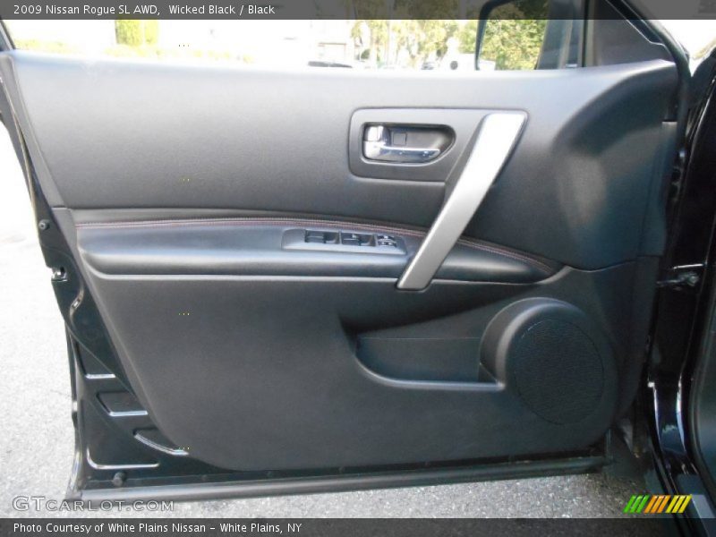 Wicked Black / Black 2009 Nissan Rogue SL AWD