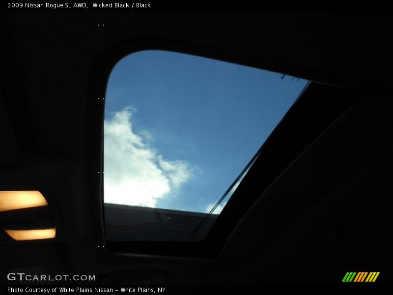 Wicked Black / Black 2009 Nissan Rogue SL AWD