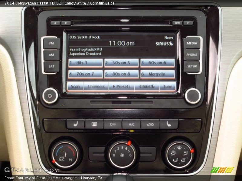 Candy White / Cornsilk Beige 2014 Volkswagen Passat TDI SE