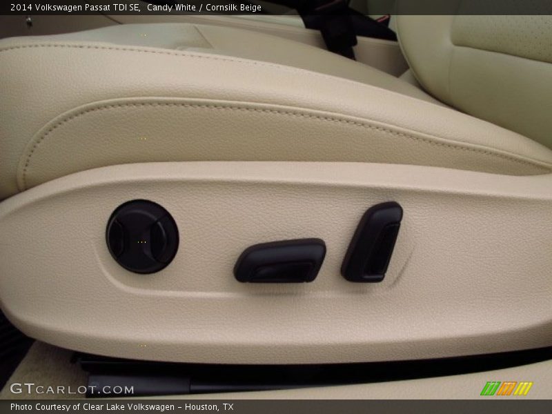 Candy White / Cornsilk Beige 2014 Volkswagen Passat TDI SE