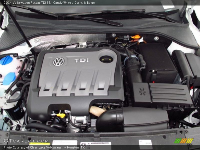 Candy White / Cornsilk Beige 2014 Volkswagen Passat TDI SE