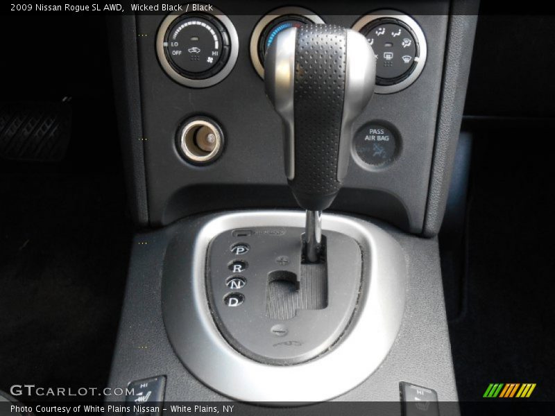 Wicked Black / Black 2009 Nissan Rogue SL AWD
