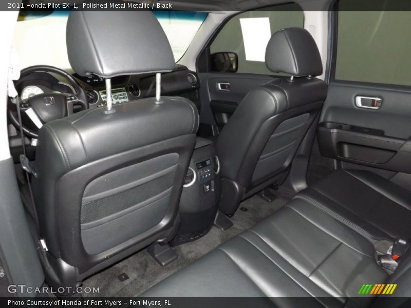 Polished Metal Metallic / Black 2011 Honda Pilot EX-L