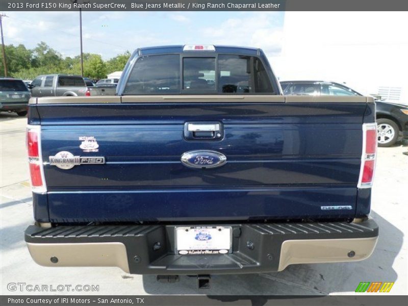 Blue Jeans Metallic / King Ranch Chaparral Leather 2013 Ford F150 King Ranch SuperCrew