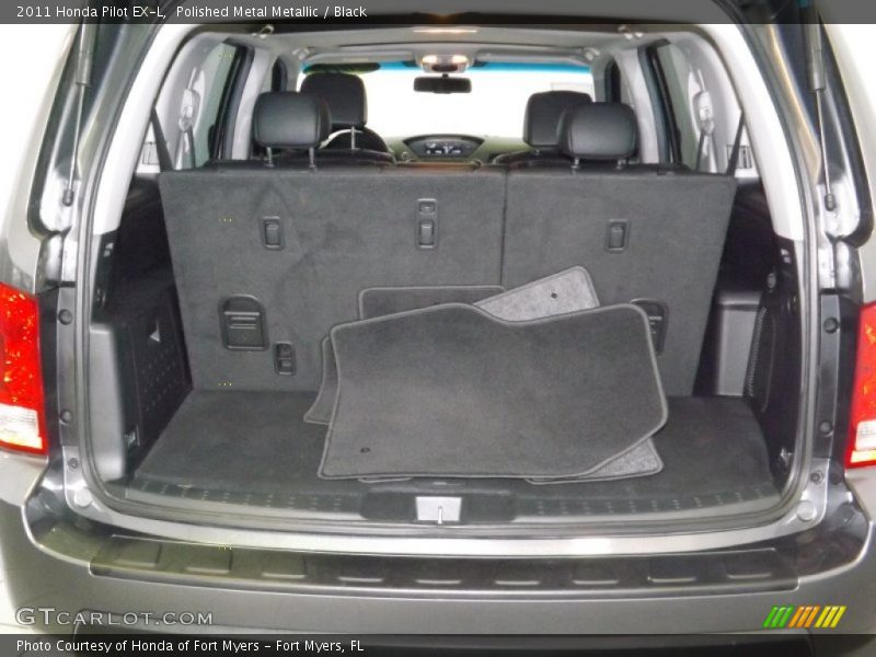 Polished Metal Metallic / Black 2011 Honda Pilot EX-L