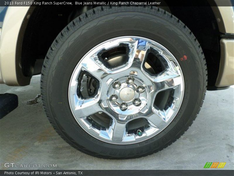 Blue Jeans Metallic / King Ranch Chaparral Leather 2013 Ford F150 King Ranch SuperCrew