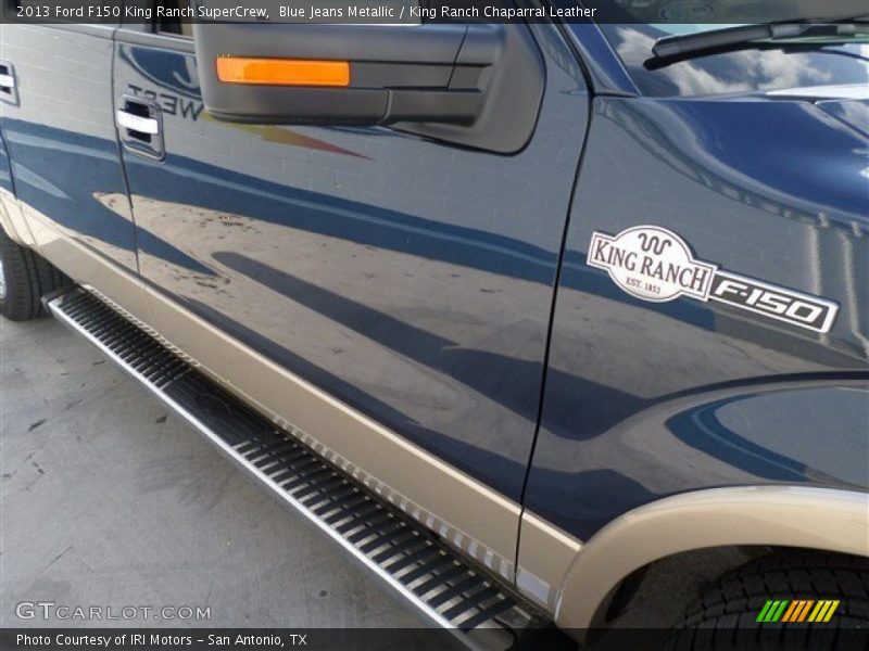 Blue Jeans Metallic / King Ranch Chaparral Leather 2013 Ford F150 King Ranch SuperCrew