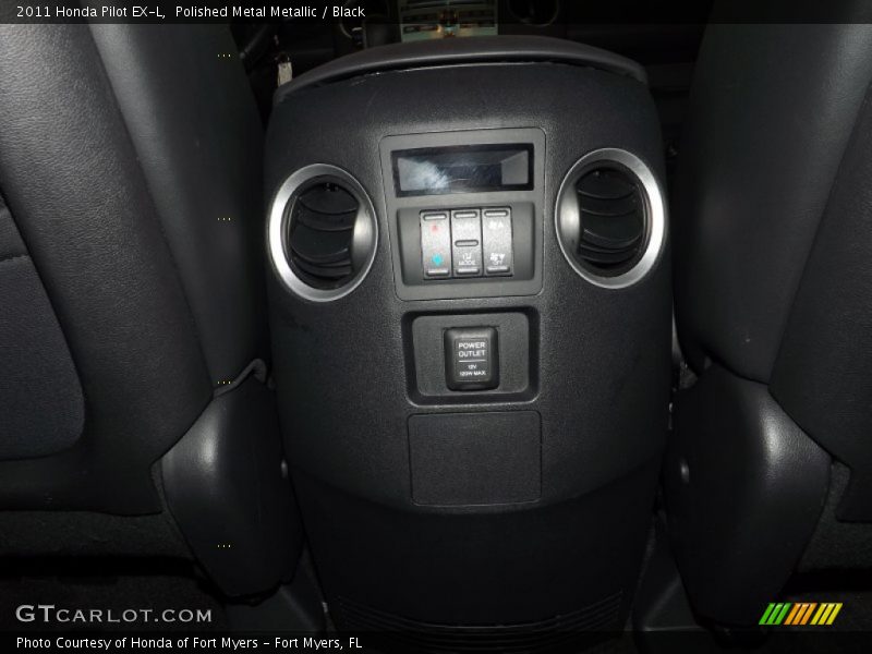 Polished Metal Metallic / Black 2011 Honda Pilot EX-L