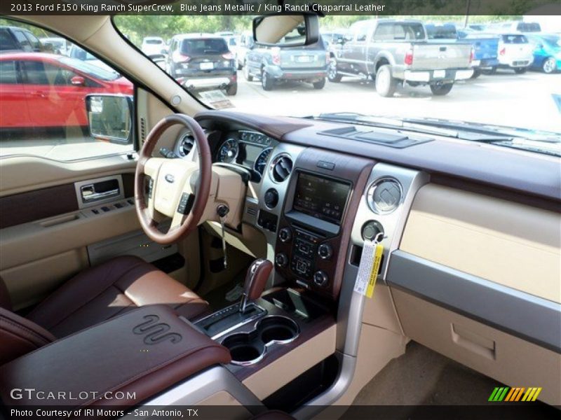 Blue Jeans Metallic / King Ranch Chaparral Leather 2013 Ford F150 King Ranch SuperCrew