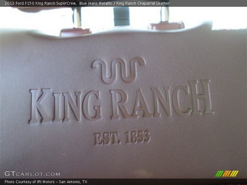 Blue Jeans Metallic / King Ranch Chaparral Leather 2013 Ford F150 King Ranch SuperCrew