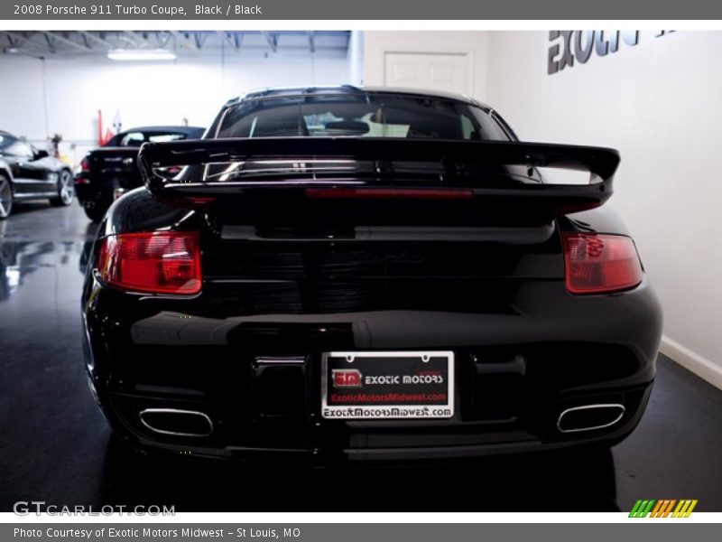 Black / Black 2008 Porsche 911 Turbo Coupe