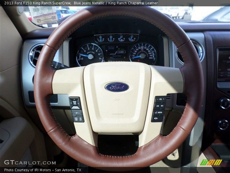Blue Jeans Metallic / King Ranch Chaparral Leather 2013 Ford F150 King Ranch SuperCrew
