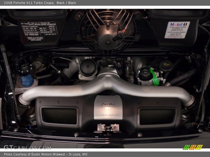  2008 911 Turbo Coupe Engine - 3.6 Liter Twin-Turbocharged DOHC 24V VarioCam Flat 6 Cylinder