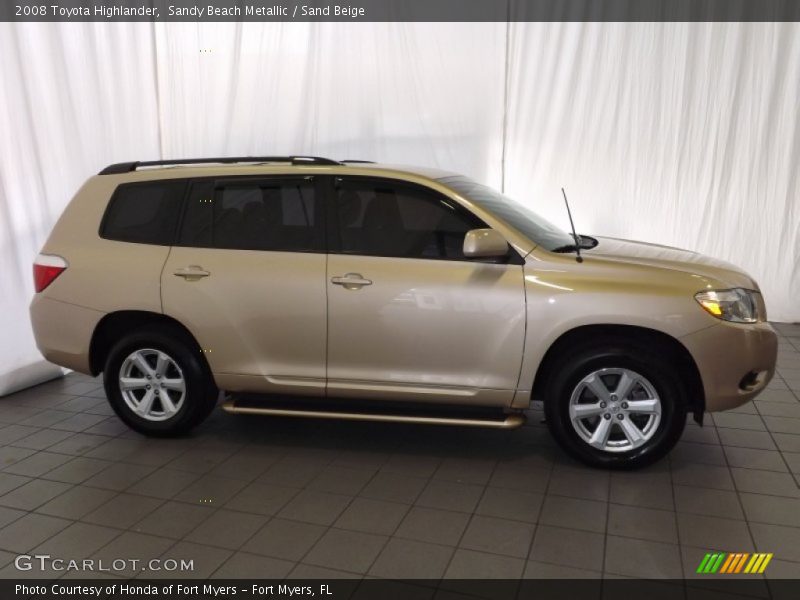 Sandy Beach Metallic / Sand Beige 2008 Toyota Highlander