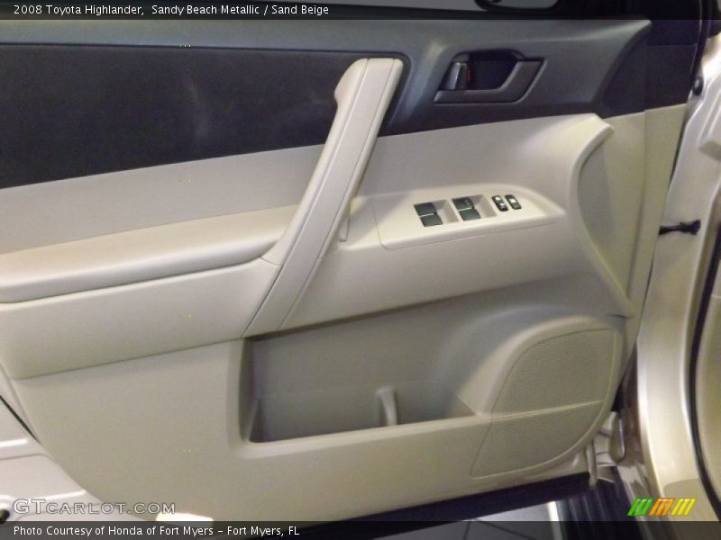 Sandy Beach Metallic / Sand Beige 2008 Toyota Highlander