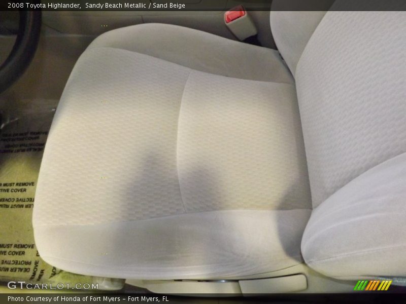 Sandy Beach Metallic / Sand Beige 2008 Toyota Highlander