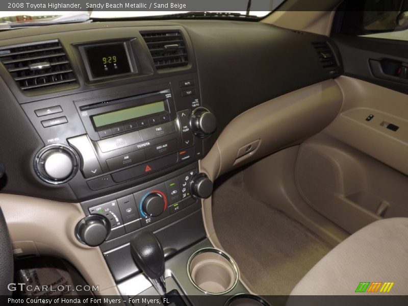 Sandy Beach Metallic / Sand Beige 2008 Toyota Highlander
