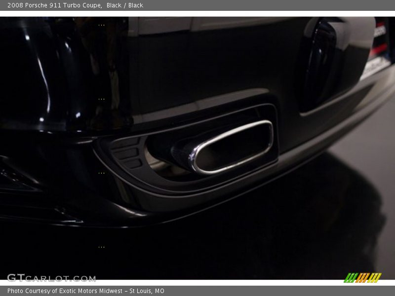 Black / Black 2008 Porsche 911 Turbo Coupe