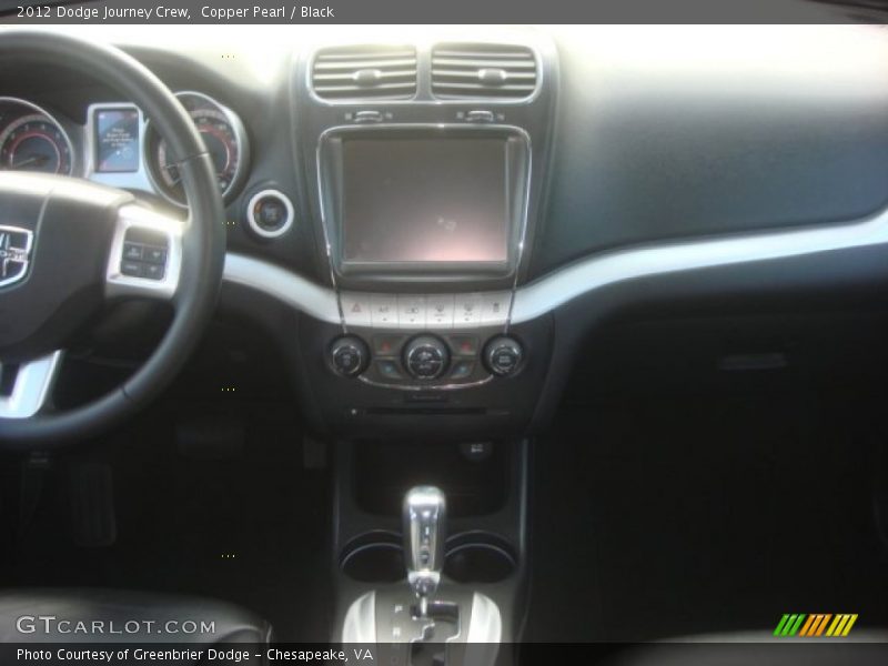 Copper Pearl / Black 2012 Dodge Journey Crew