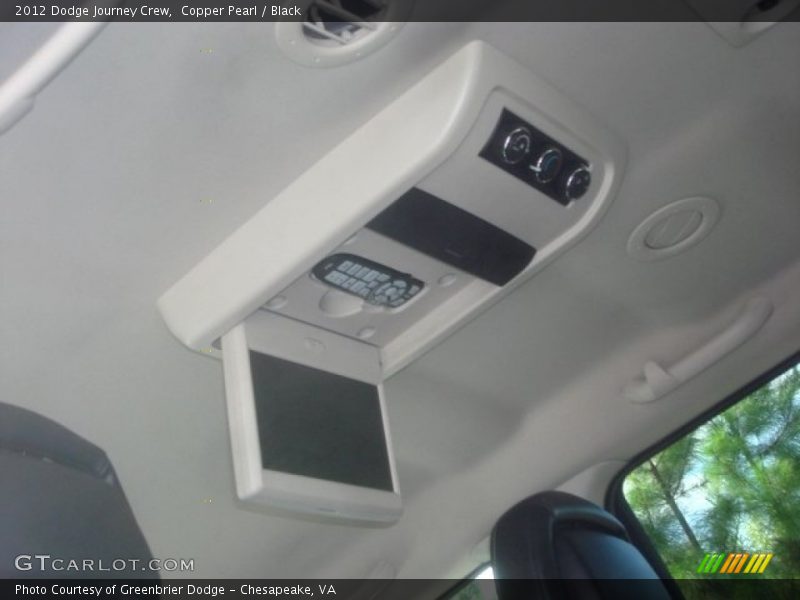 Copper Pearl / Black 2012 Dodge Journey Crew